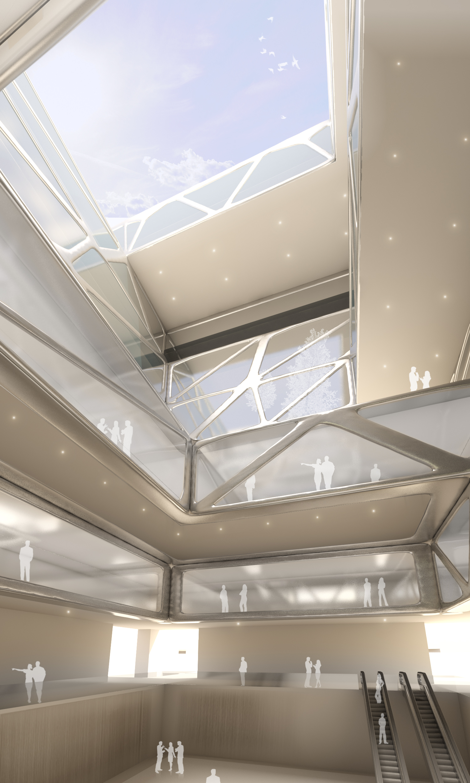 Internal Courtyards and Atrium -- View 2